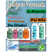 VENTA DE GAS REFRIGERANTE AL MAYOR Y DETAL PARA:Nevera, AIRES, Cava cuarto, Refrigeradores y Carros